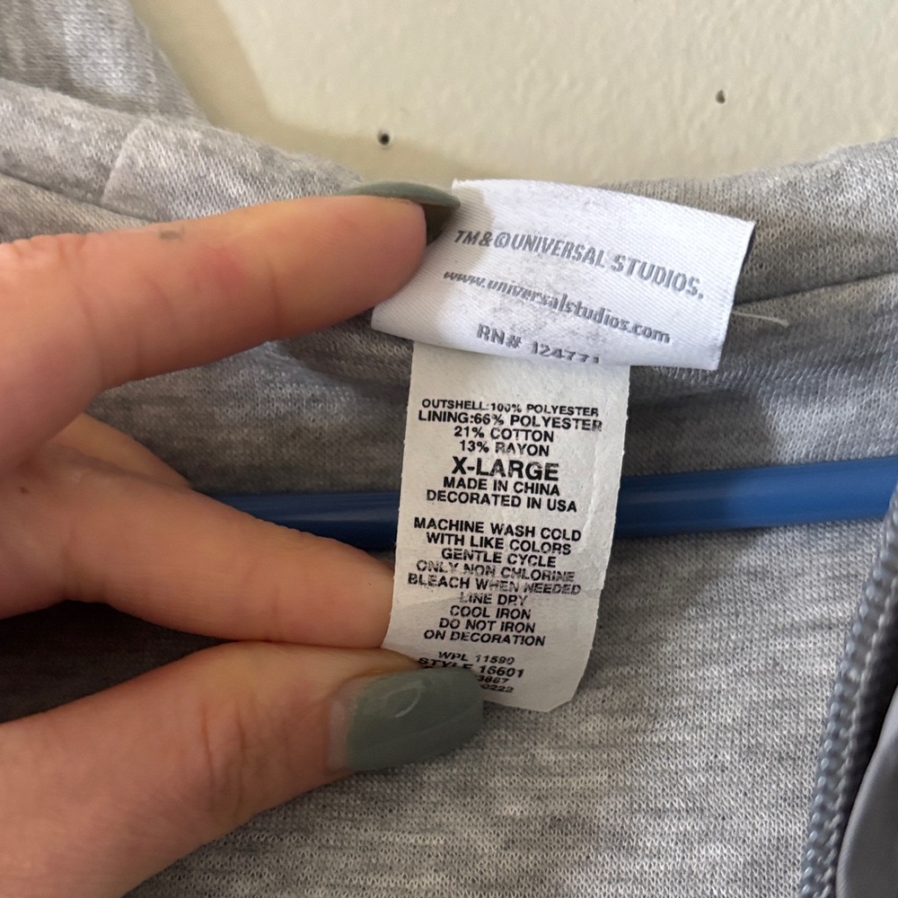 Gray Universal Studio Windbreaker Jacket - image 4